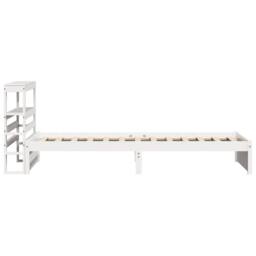 Berkfield Home Beautiful Bed Frame with Headboard without Mattress White 75x190 - Size: Small Single - thumbnail 7