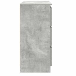 Berkfield Home Sideboard Concrete Grey 80x35x76 cm Engineered Wood - Size: 80 x 35 x 76 cm - thumbnail 7