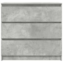 Berkfield Home Sideboard Concrete Grey 80x35x76 cm Engineered Wood - Size: 80 x 35 x 76 cm - thumbnail 6