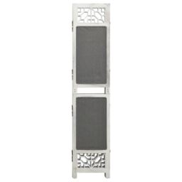 Berkfield Home 6-Panel Room Divider Grey 210x165 cm Fabric - thumbnail 2