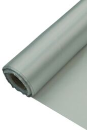 Neel Blue 20cm x 29cm Solid Satin Roll Large Fabric for Chair Sash Wedding Bouquet Décor Drapery in Silver - Size: 20 cm x 29 cm - thumbnail 2