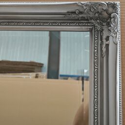 Agenzia 14 Extra Large Antique Silver Ornate Leaner Wall Mirror - Size: XL - thumbnail 2