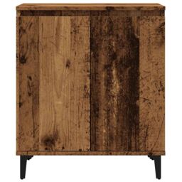 Berkfield Home Sideboard Old Wood 60x35x70 cm Engineered Wood in Brown - Size: 60 x 35 x 70 cm - thumbnail 4
