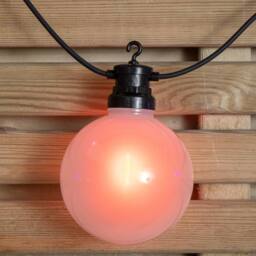 Samuel Alexander 10x 4.5m Frosted Ball Style Cap String Lights with Filament in Rainbow - thumbnail 6