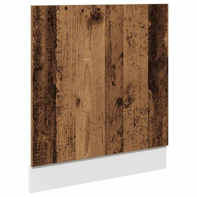 Berkfield Home Dishwasher Panel Lyon Old Wood 60x1.5x67 cm Engineered Wood in Brown - image 1