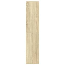 Berkfield Home Bookcase Sonoma Oak 100x33x155.5 cm Engineered Wood in Brown - thumbnail 5