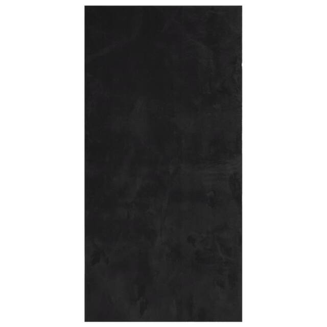 Berkfield Home Rug HUARTE Short Pile Soft & Washable Black 100x200 cm - Size: Medium - image 1