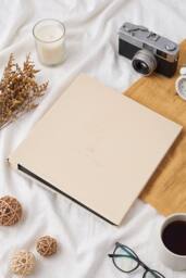 Living and Home 60-Page Photo Album with 600-Pocket Capacity for 6-Inch Photos in Beige - thumbnail 3