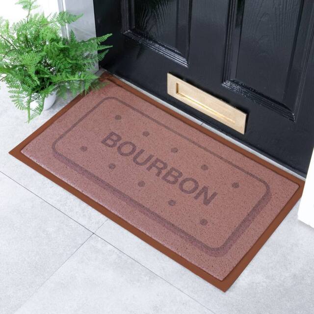 Artsy Mats Bourbon Biscuit Indoor/Outdoor Doormat (70x40cm) in Brown - Size: 40 cm x 70 cm - image 1