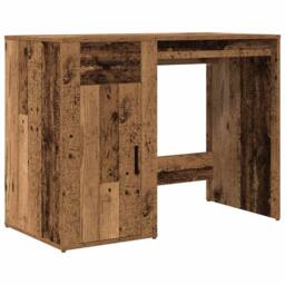 Berkfield Home Elegant Desk Old Wood 100x49x75 cm Engineered Wood in Brown - Size: 100 x 49 x 75 cm - thumbnail 3