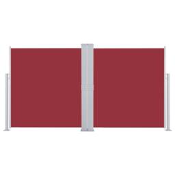 Berkfield Home Retractable Side Awning Red 160x600 cm - thumbnail 3