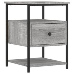 Berkfield Home Bedside Cabinets 2 pcs Grey Sonoma 40x42x56 cm Engineered Wood - Size: 40 x 42 x 56 cm - thumbnail 3