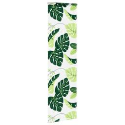 Berkfield Home Shower Roller Blind with Cassette 80x240 cm Fabric Width 76 cm in Green