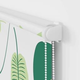 Berkfield Home Shower Roller Blind with Cassette 80x240 cm Fabric Width 76 cm in Green - thumbnail 8