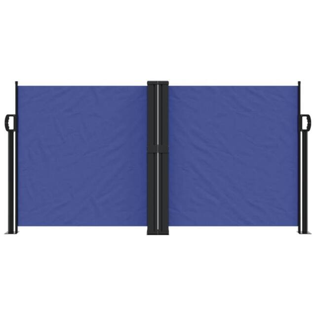 Berkfield Home Retractable Side Awning Blue 120x1200 cm - image 1