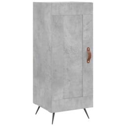 Berkfield Home Highboard Concrete Grey 34.5x34x180 cm Engineered Wood - thumbnail 5