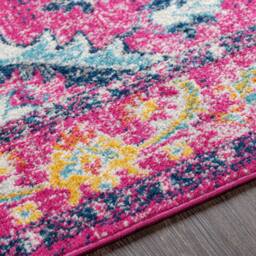 Livabliss Harput-Vintage Pink Blue Orange Grey Traditional Boho Living Rug - Size: 160 cm x 220 cm - thumbnail 7