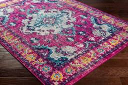 Livabliss Harput-Vintage Pink Blue Orange Grey Traditional Boho Living Rug - Size: 160 cm x 220 cm - thumbnail 6