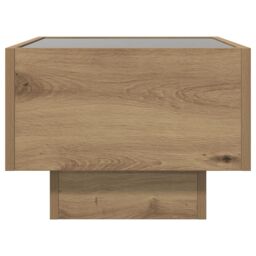 Berkfield Home Side Table Artisan oak 40 x 40 x 30 cm Engineered wood in Brown - thumbnail 7