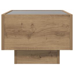 Berkfield Home Side Table Artisan oak 40 x 40 x 30 cm Engineered wood in Brown - thumbnail 8