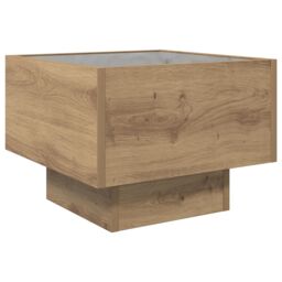 Berkfield Home Side Table Artisan oak 40 x 40 x 30 cm Engineered wood in Brown - thumbnail 6