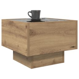 Berkfield Home Side Table Artisan oak 40 x 40 x 30 cm Engineered wood in Brown - thumbnail 3