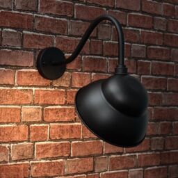 ValueLights Porter Pair of Black Outdoor Wall Lantern - thumbnail 5