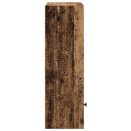 Berkfield Home Bookcase Old Wood 31x24x77 cm Engineered Wood in Brown - Size: 31 x 24 x 77 cm - thumbnail 6