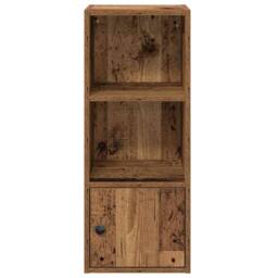 Berkfield Home Bookcase Old Wood 31x24x77 cm Engineered Wood in Brown - Size: 31 x 24 x 77 cm - thumbnail 5