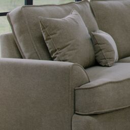 The Great Sofa Company Ophelia Chenille Sofa Bed in Grey - Size: 2 Seater - thumbnail 3