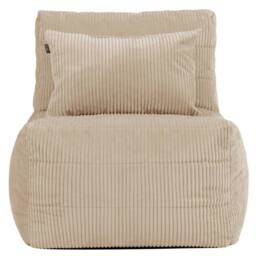 icon Noa Bean Bag Recliner, Jumbo Cord in Cream - thumbnail 4
