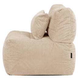 icon Noa Bean Bag Recliner, Jumbo Cord in Cream - thumbnail 5