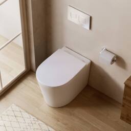 Banyetti Scene Rimless Back to Wall Toilet - Gloss White - thumbnail 2