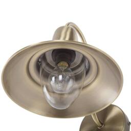 Wyld and Coco Brass Industrial Glam Wall Lamp in Bronze - thumbnail 6