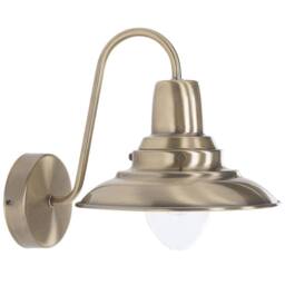 Wyld and Coco Brass Industrial Glam Wall Lamp in Bronze - thumbnail 2