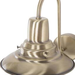 Wyld and Coco Brass Industrial Glam Wall Lamp in Bronze - thumbnail 5