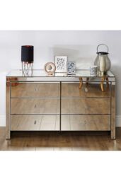 Birlea Seville 6 Drawer Chest Mirrored in Silver - thumbnail 2