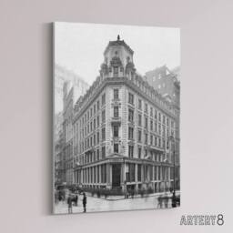 "Artery8 New York J.p. morgan Building Wall Street Canvas Art in Grey - Size: W18"" x H24""" - thumbnail 2