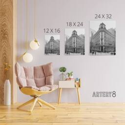 "Artery8 New York J.p. morgan Building Wall Street Canvas Art in Grey - Size: W18"" x H24""" - thumbnail 4