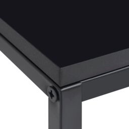 Berkfield Home Side Tables 2 pcs Black Steel - thumbnail 5