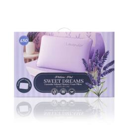 GAVENO CAVAILIA Lavender Scent Infused Pillow in Purple - thumbnail 2