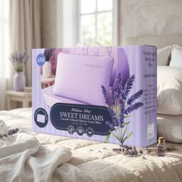 GAVENO CAVAILIA Lavender Scent Infused Pillow in Purple