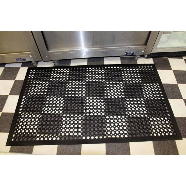 Kelvenix Heavy Duty Large Rubber Ring Mat in Black - Size: 100 cm diameter - image 1
