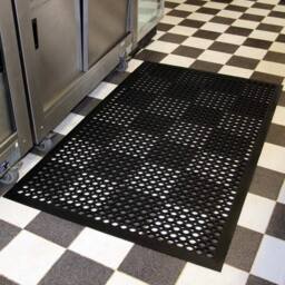 Kelvenix Heavy Duty Large Rubber Ring Mat in Black - Size: 100 cm diameter - thumbnail 5