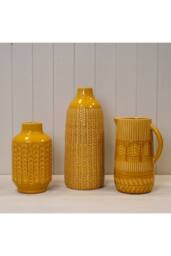 KDMD Ceramic Mustard Vase 27cm - thumbnail 2