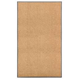 Berkfield Home Pliable Doormat Washable Cream 90x150 cm in Light Tan - thumbnail 2