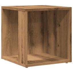 Berkfield Home Side Table Artisan Oak 33x33x34 cm Engineered Wood in Brown - Size: 33 x 33 x 34 cm - thumbnail 2