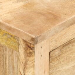 Berkfield Home Bedside Cabinet 45x35x60 cm Solid Mango Wood in Brown - Size: 45 x 35 x 60 cm - thumbnail 6