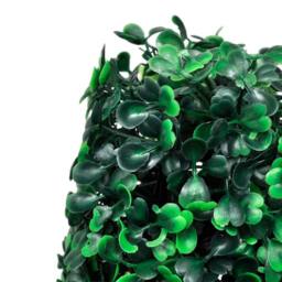 Berkfield Home Set of 3 Artificial Boxwood Pyramid Topiary in Green - thumbnail 4