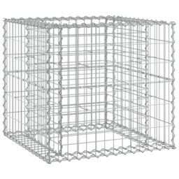 Berkfield Home Garden Bench with Gabion Basket Impregnated Wood Pine in Brown - thumbnail 5